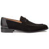 Mezlan Galeno Suede Penny Loafer Black (21247)
