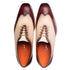 Mezlan Almagro Two-Tone Oxford Red / Bone (21592)