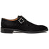 Mezlan Albini Suede Monk Strap Black (21722)