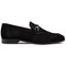 Mezlan Bracco Suede Ornament Loafer Black (21735)
