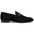 Mezlan Bracco Suede Ornament Loafer Black (21735)