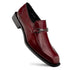 Mezlan Accola Textured Slip on - Burgundy