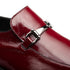 Mezlan Accola Textured Slip on - Burgundy