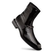 Mezlan Buscemi Hi-Shine Ornament Boot - Luxury Leather Dress Boot