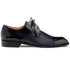 Mezlan Capello Hi-Shine/Calf Derby - Blue