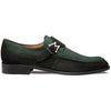 Mezlan Diesel Suede Monk Strap Forest (21745)