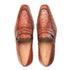 Mezlan Lisbon Ostrich Quill Penny Loafers Brandy (4561-S)