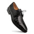 Mezlan Giovane Fuscus Crocodile Cap Toe Derby Black (50032-F)