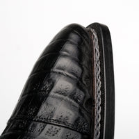 Mezlan Giovane Crocodile Derby - Luxury Men's Dress Shoe
