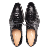 Mezlan Giovane Crocodile Derby - Luxury Men's Dress Shoe