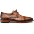 Mezlan Giovane Fuscus Crocodile Cap Toe Derby Camel (50032-F)