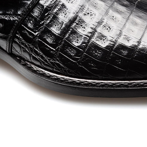 Gigolo Crocodile Monk Strap Brown By Mezlan Made In Spain Brand