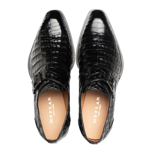 Gigolo Crocodile Monk Strap Brown By Mezlan Made In Spain Brand