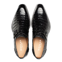 Mezlan Gigolo Crocodile Monk Strap - Luxury Italian Leather Shoe