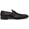 Mezlan Mayor Lizard Penny Loafer Black (50121-L)