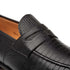 Mezlan Mayor Lizard Penny Loafer Black (50121-L)