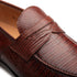 Mezlan Mayor Lizard Penny Loafer - Luxury Men's Dress Shoe