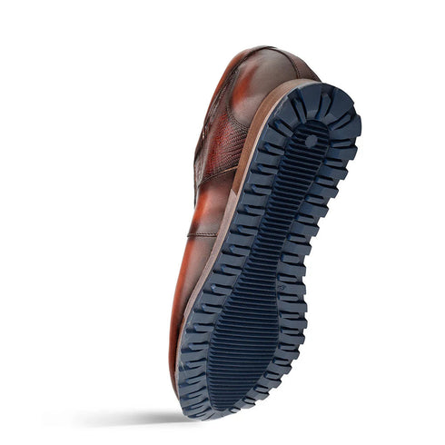 Mezlan Greenwich Calf / Lizard Sneaker Tan (50188-L)