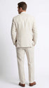 Men’s Natural Sand Linen Suit, Light Tan Summer Beach Wedding Suit