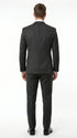 Men’s Black Bold Pinstripe 1920s Suit with Vest and Pants – Vintage Gangster Style Outfit