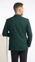 Neil Allyn Career Basics Men’s Hunter Green Blazer, Classic 2 Button Formal Sport Coat for Weddings, Church and Business Events