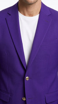 Neil Allyn Men’s Purple Blazer Jacket, Career Basics Formal Sport Coat for Business and Events