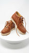 Men’s Wild West Brown Caiman and Ostrich Skin Shoes with Lace Up Front, Exotic Western Dress Shoes