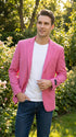 Men’s Hot Pink Fuchsia Sport Coat, Fashion Dinner Jacket and Dress Casual Blazer