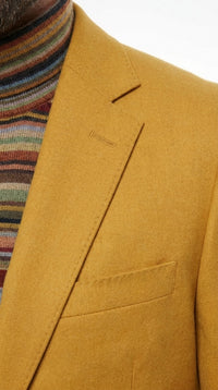 Men’s Travis Kelce Inspired Yellow Suit, Mustard Gold 2 Piece Fashion Suit for Parties and Events