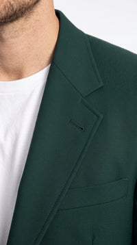 Neil Allyn Career Basics Men’s Hunter Green Blazer, Classic 2 Button Formal Sport Coat for Weddings, Church and Business Events
