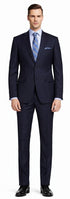 Mantoni 2-Button Slim or Modern Fit in 3-Blue Navy Fabrics