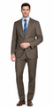 Mantoni Camel or Taupe Two-button Wool Suit