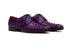 Marco Di Milano Cancun Purple Caiman Crocodile Derby