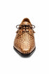 Marco Di Milano Mens Rustic Tan Caiman Gator Derby Apricena