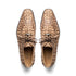 Marco Di Milano Mens Rustic Tan Caiman Gator Derby Apricena
