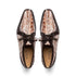 Marco Di Milano Mens White and Brown Caiman Gator Derby Caribe