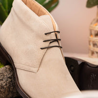 Zelli Marco Italian Suede Chukka Boots in Sand | Luxury Comfort