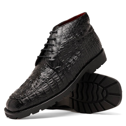 Marco Di Milano Martinelli Caiman Crocodile Chukka Boots