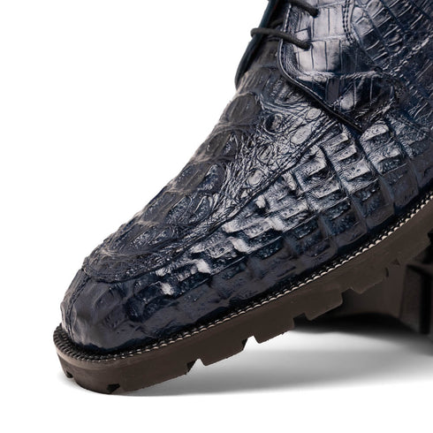 Marco Di Milano Martinelli Caiman Crocodile Chukka Boots