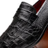 Marco Di Milano Matteo Black Alligator Penny Loafer