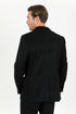 Double Button Suede Western Blazer Black