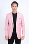 Men’s Pink Sport Coat – Modern Fit Stretch Blazer for Evening Wear