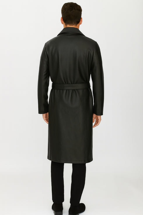 men-s-black-pu-belted-trench-coat