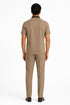 Mens Houndstooth Walking Suit by Dreams by Zacchi – 2 Piece Lei sure Set in brown/tan-99