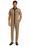 Mens Houndstooth Walking Suit by Dreams by Zacchi – 2 Piece Lei sure Set in brown/tan-99