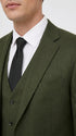 Mens Military Green 3-Piece Suit – Slim Fit Wedding, Business & Formal Suit with Vested Set