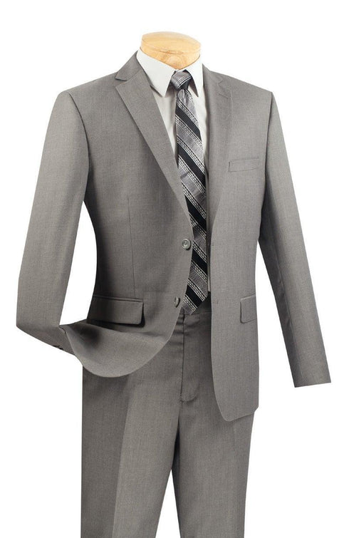 Men's Ultra Slim Fit suit 2 Piece -color Gray