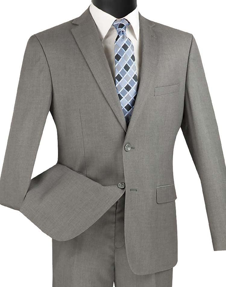 Men's Ultra Slim Fit suit 2 Piece-color Beige main image 1