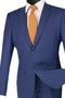 Men's Ultra Slim Fit suit 2 Piece-color indigo