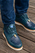 Men's Wild West Boots Caiman and Ostrich Skin Shoe 2ZA050214